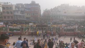 Du parvis de Jama masjid