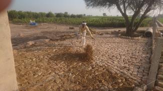 construction du plancher en briques