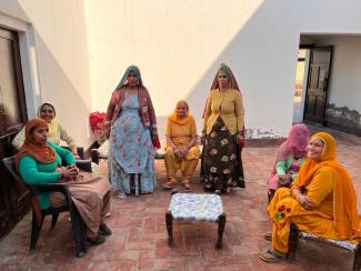 Visite dominicale de la belle famille de Vinod