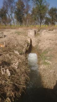 Branchement canal tertiaire sur secondaire