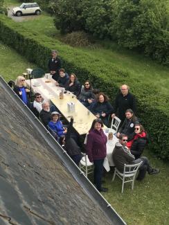 Part of brohers and sisters with children