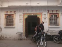 Entrée de la maison.