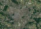 Vue satellite de Paris